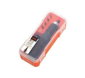 ATORNILLADOR INALÁMBRICO BLACK + DECKER  BD40K4-LA 4V + 4 ACC. +USB