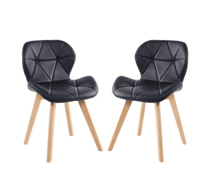 SILLAS ACOLCHADA RADAR WOOD ASIENTO ECOCUERO - 2 UNID