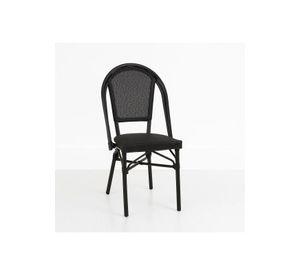 Silla Bistro Parisina Textileno - Negro