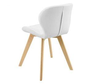 SILLAS ACOLCHADA RADAR WOOD ASIENTO ECOCUERO - 2 UNID