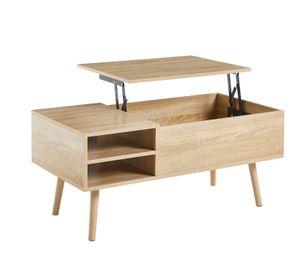 MESA DE CENTRO MADDIE ELEVABLE COLOR NATURAL