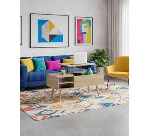 MESA DE CENTRO MADDIE ELEVABLE COLOR NATURAL