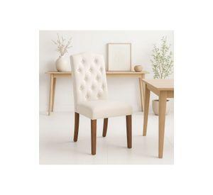 Silla de Comedor Acolchada Madera Elegance