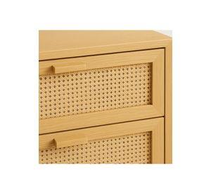 Pack de 2 Velador Eames Mesh Doble 40x55 - Madera Clara