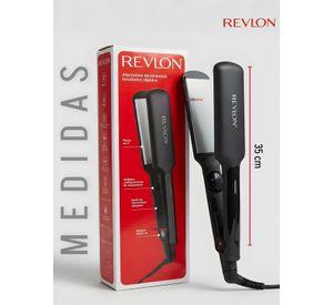 Plancha Alisadora De Cabello Revlon Placas De Cerámica Alaciadora Negra RVST2182