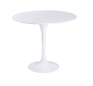 MESA REDONDA MODERNA TULIP 100CM CON BASE METALICA