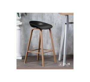 Pack de 4 Taburetes Nordic - Negro