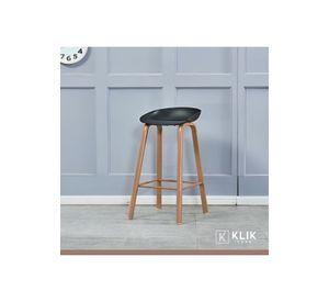 Pack de 4 Taburetes Nordic - Negro
