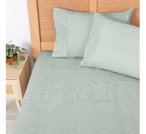 Sabana Broderie Geo King Verde