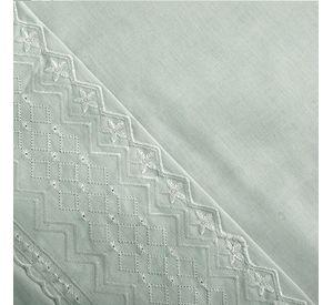 Sabana Broderie Geo King Verde