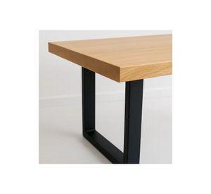 Mesa de Comedor Estilo Industrial 140x90 - Madera Clara