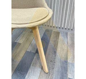 PACK2 SILLAS PARA COMEDOR TULIP ASIENTO ACOLCHADO TAPIZADO EN LINO