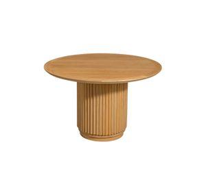 MESA REDONDA RAWI 130CM MADERA NATURAL ALTA CALIDAD