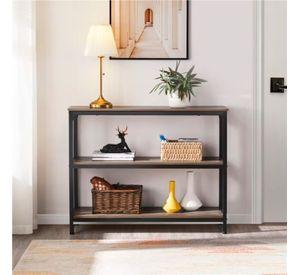 ARRIMO 100 CM WOOD GRIS 3 REPISAS