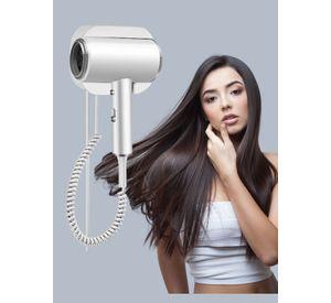 Secador de Pelo Pared 1300W de Potencia Hoteles Hogar Color Blanco