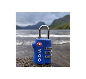 CANDADO VIAJERO ODIS TSA 33MM AZUL BT-COMB