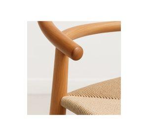 Silla Wishbone Madera y Hilo de cuerda - Natural