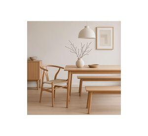 Silla Wishbone Madera y Hilo de cuerda - Natural