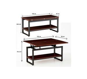 Mesa de Centro Sombra Expandible - Walnut