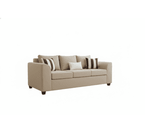 sofa 3 cuerpos fancy hogar beige