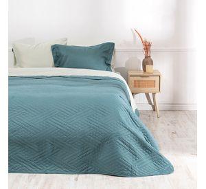 Set Quilt Liso + Sabana Liso 2 P Verde