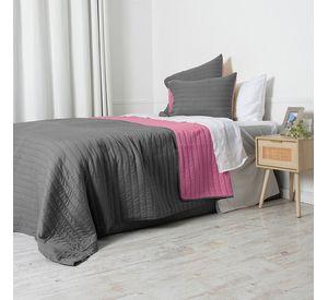 Quilt Toledo MF 1.5 P Verde -Rosado
