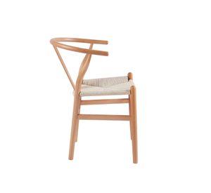 PACK 2 SILLAS WISH ESTRUCTURA MADERA Y RATTAN TEJIDO