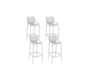 Pack de 4 Taburetes Piso de Bar Terraza Exterior Air Berlín