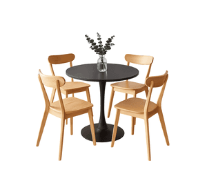 COMEDOR 4 PUESTOS PHILLIPE MESA 100 CM TULIP