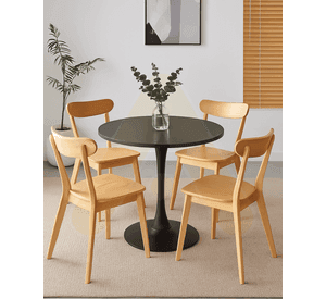 COMEDOR 4 PUESTOS PHILLIPE MESA 100 CM TULIP
