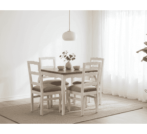 Comedor 4 Sillas Normando 100x100
