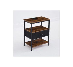 Velador Estilo Indusctrial Blackwood
