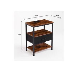 Velador Estilo Indusctrial Blackwood