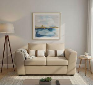 sofa 2 cuerpos fancy hogar BEIGE