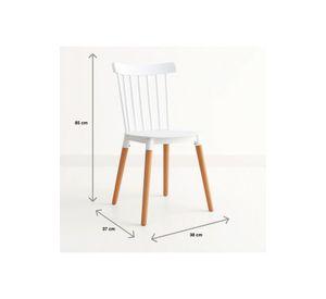 Pack de 4 Sillas Windsor Blancas