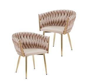 PACK 2 SILLAS SITIALES QUEEN ELEGANTES TERCIOPELO
