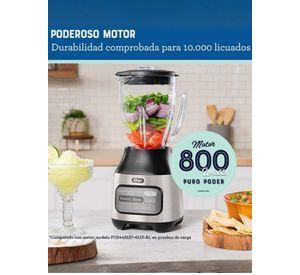 Licuadora Oster® con tecnología reversible, 2 programas automáticos y 3 velocidades + pulso