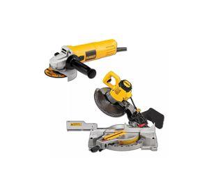 KIT DEWALT INGLETEADORA 10" DWS713 + ESMERIL 4 1/2" 950W DWE4118