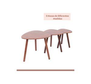 Pack de 3 mesas de centro o laterales madera