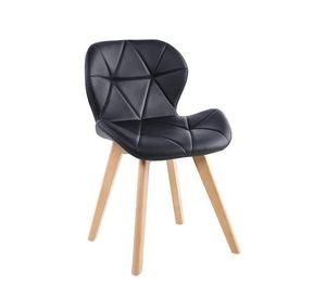 PACK 4 SILLAS ACOLCHADAS RADAR WOOD AVIADOR MARIPOSA PATAS MADERA ASIENTO ECOCUERO