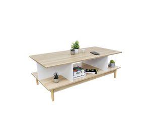 Mesa de Centro Top Living Bari Rectangular Lateral Nórdica