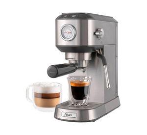Cafetera Espresso Compacta Oster BVSTEM7200 15bar 1350W Gris