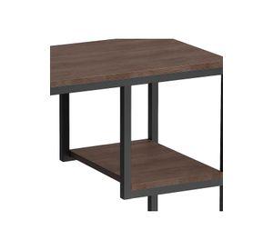 Mesa Auxiliar de 3 Niveles con Estantes Abiertos 60x40x67