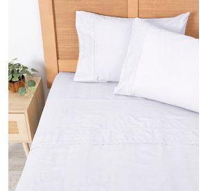 Sabana Broderie Geo 2 P Blanco