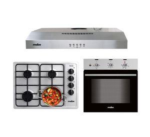 Kit Campana + Encimera + Horno 60cm Mabe CM6045_CMG6044SD_HM6031