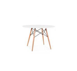Mesa de Comedor Eames 100cm redonda - Blanca