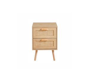Velador Eames Mesh Doble - Madera Clara