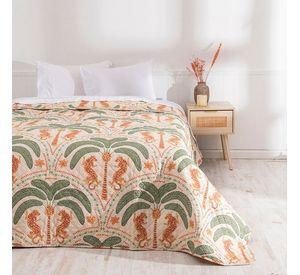 Quilt Castilla Estampada King Palmeras