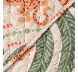 Quilt Castilla Estampada King Palmeras