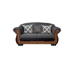 Sofá Con Resorte Estructural 3 Personas Búfalo Chenille+PU X